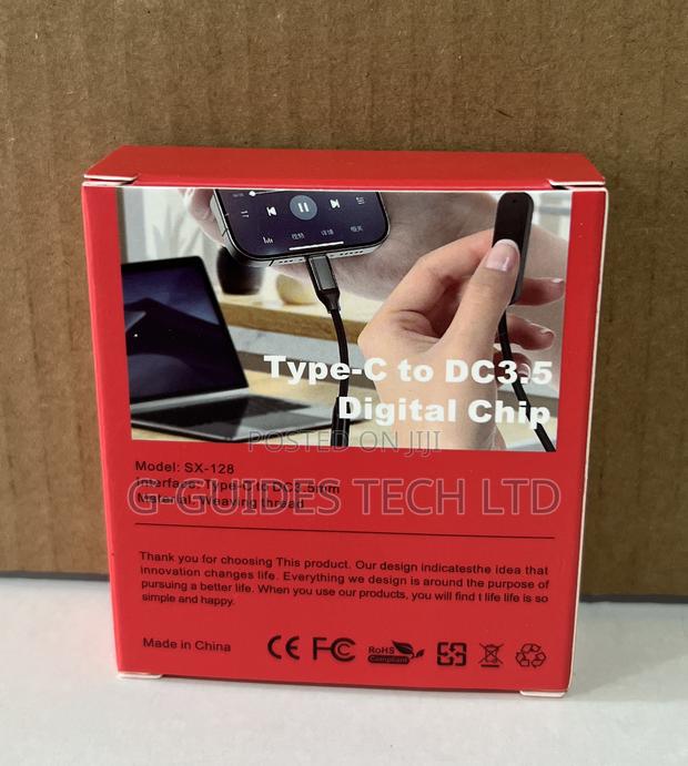 Type-C to 3.5mm Headphone Adapter With Digital Chip (Sx-128) · Photo 3