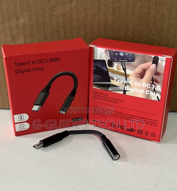 Type-C to 3.5mm Headphone Adapter With Digital Chip (Sx-128) · Photo 2