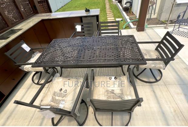 St Croix Outdoor Dining Set-Rust-Proof Cast Aluminum Frame · Photo 1