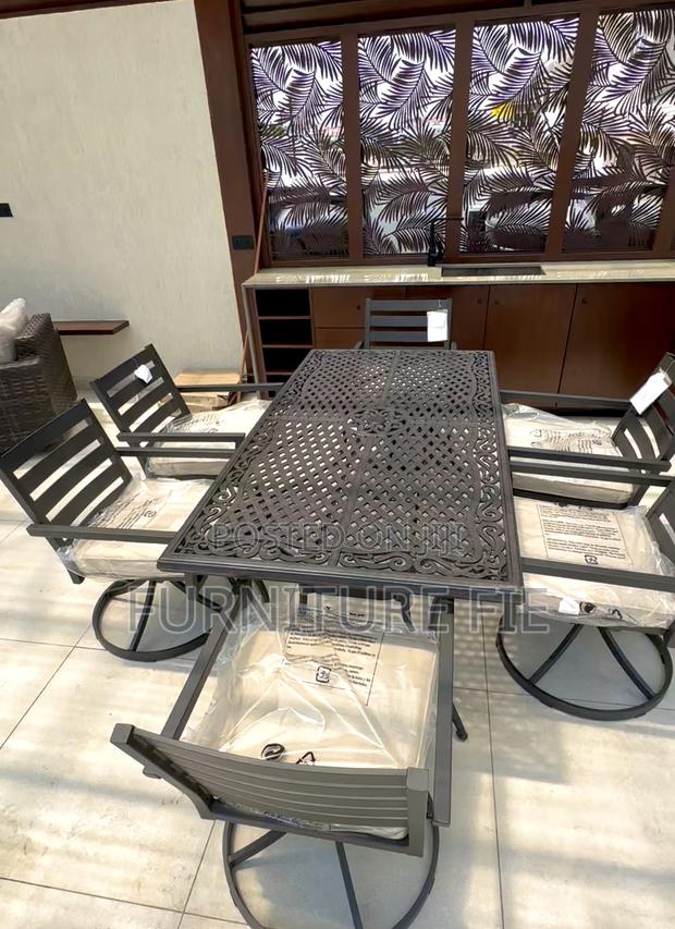 St Croix Outdoor Dining Set-Rust-Proof Cast Aluminum Frame · Photo 3