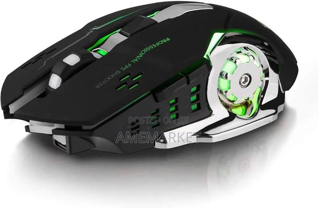 Wireless Professional Gaming Mouse Rechargeable, Pc, Laptop, Computer · Photo 1