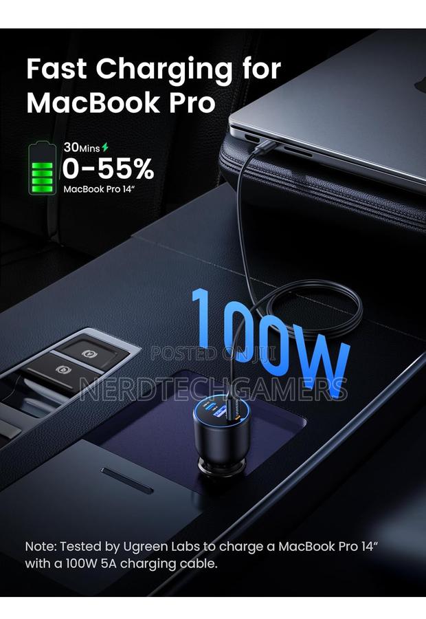 Ugreen 130w Usb C Car Charger, Pd 100w · Photo 6