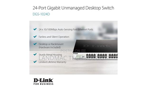 D-Link (Dgs-1024d) 24 Port Gigabit Switch · Photo 3