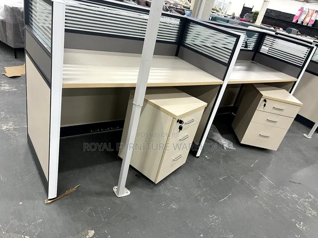 2 Chambers Stationary Office Desk Work Station · Photo 3