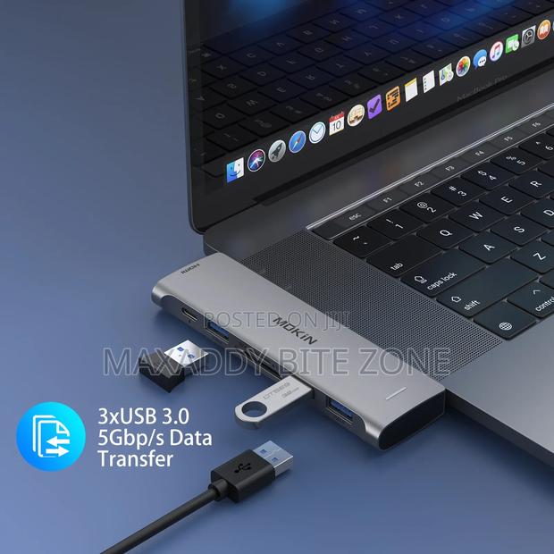 Mokin 5 In 1 Usb Type C Hub For Macbook Usb Adapter
Docking Station · Photo 2