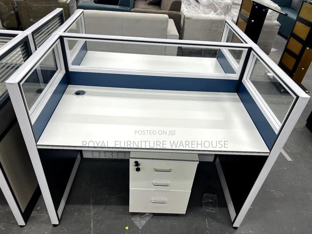 2 Opposite Chambers Stationary Office Desk Work Station · Photo 3