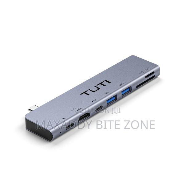Tuti 7 In 1 Usb Hub Usb-c To Usb 3.O With Sd/Tf Card Reader · Photo 6