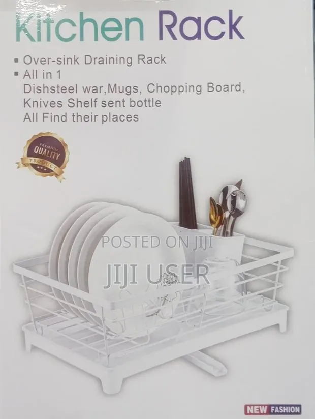 Dish Rack - White Black · Photo 1