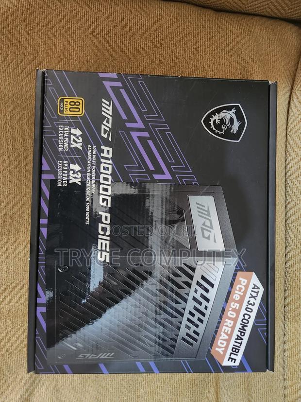Msi MPG 1000watt Gaming Power Supply · Photo 1