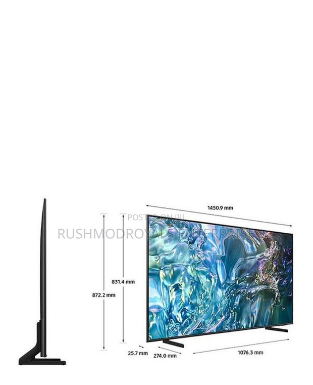 Samsung 65" Q60d a Brilliant Qled Blends Seamlessly Into Your Space · Photo 1