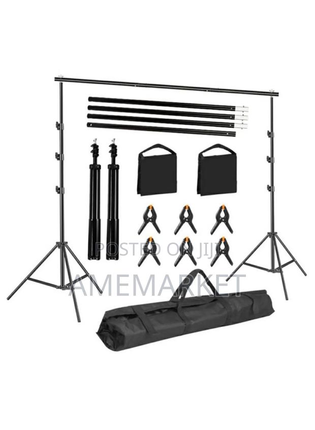 3mx3m Photo Studio Background Stand Metal Photography Backdrop · Photo 1