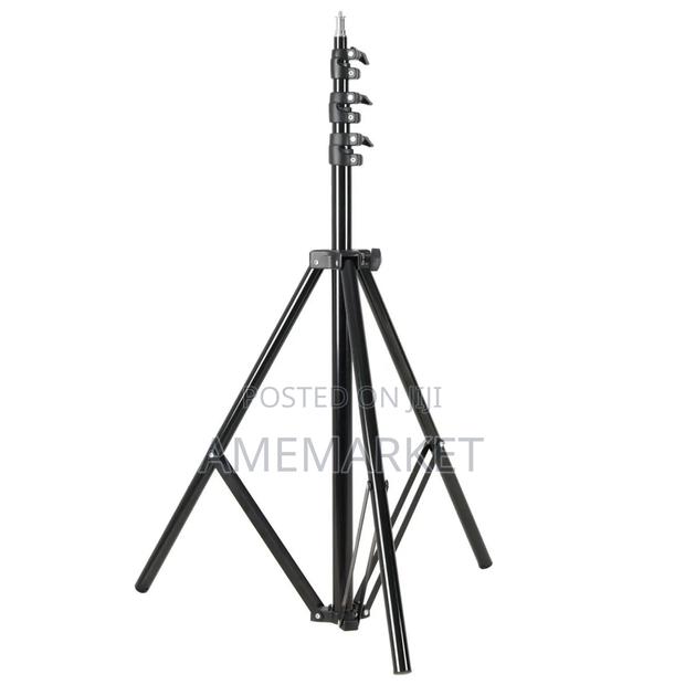 2.8m Heavy Duty Light Stand With Spring Tripod · Photo 1