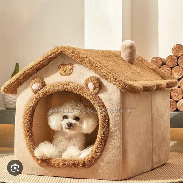 Deluxe Design Soft Cat Dog House Bed · Photo 2