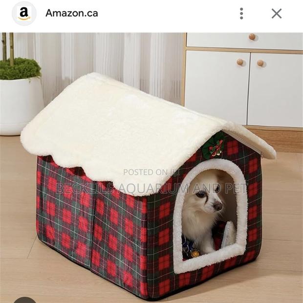 Foldable. Dog Bed House Soft Foam · Photo 1