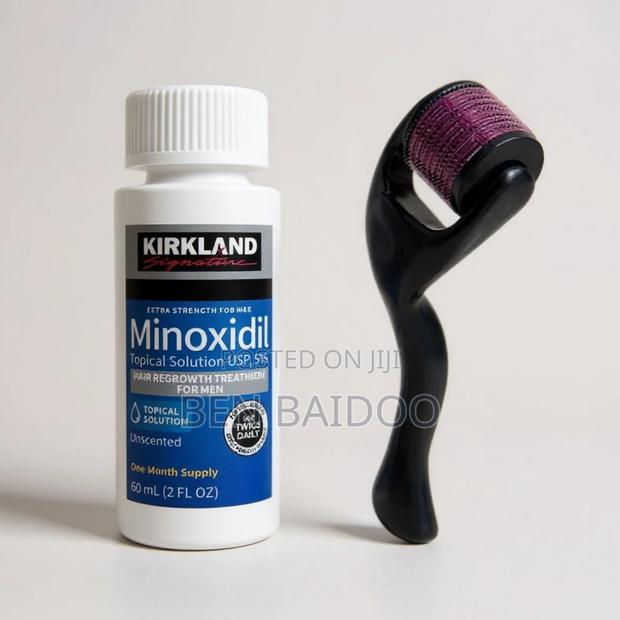 Kirkland Hair and Beard Oil+ Derma Roller Combo · Photo 1