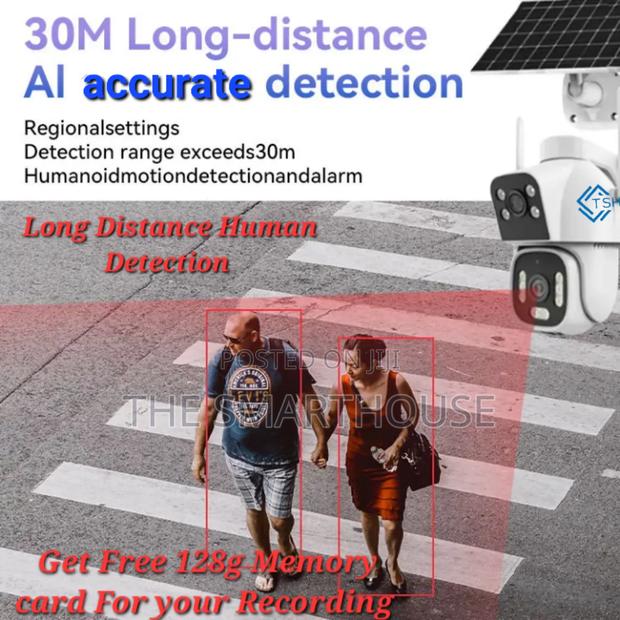 Tsh- Smart Solar 4g Dual Cctv(Free 128g Memory Card Support All Sim) · Photo 5