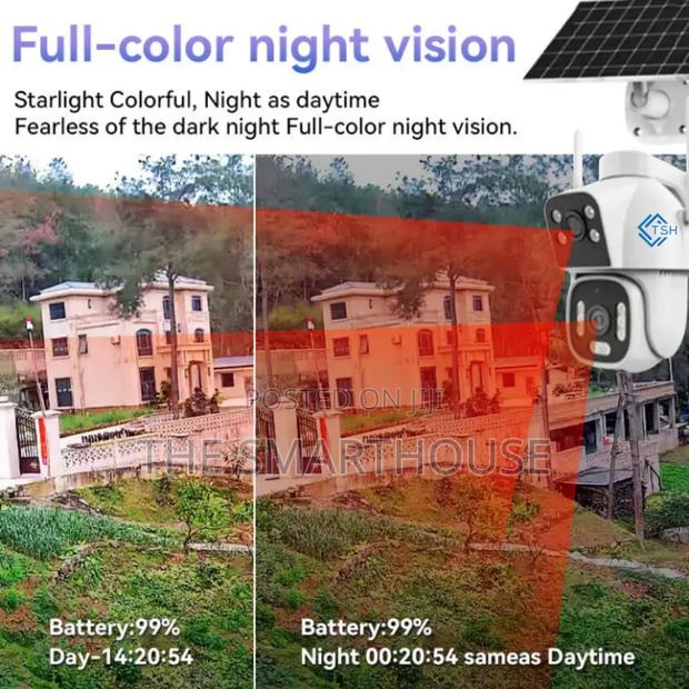 Tsh- Smart Solar 4g Dual Cctv(Free 128g Memory Card Support All Sim) · Photo 3
