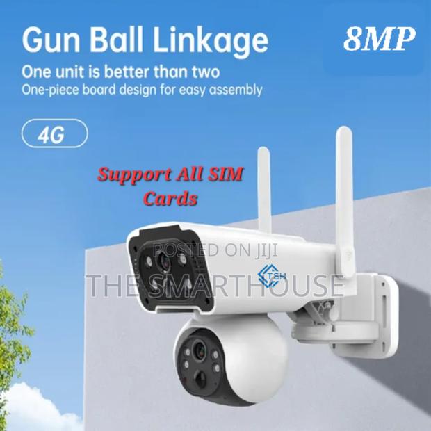 Smart 4g Dual Lens CCTV ( Support All Sim Card) · Photo 1