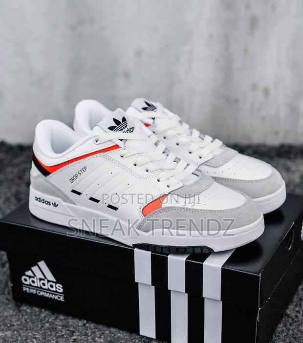 Adidas Original Drop Step White Orange · Photo 1