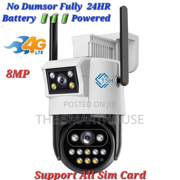 TSH- 4g Dual-Lens Cctv(Support All Sim, Electricity Battery Powered) · Photo 3