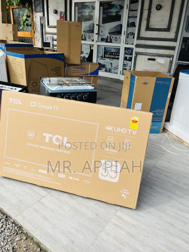 Unique TCL 55′′ Ultra Hd Smart Digital Satellite Tv(Tcl 55p635)Black · Photo 1