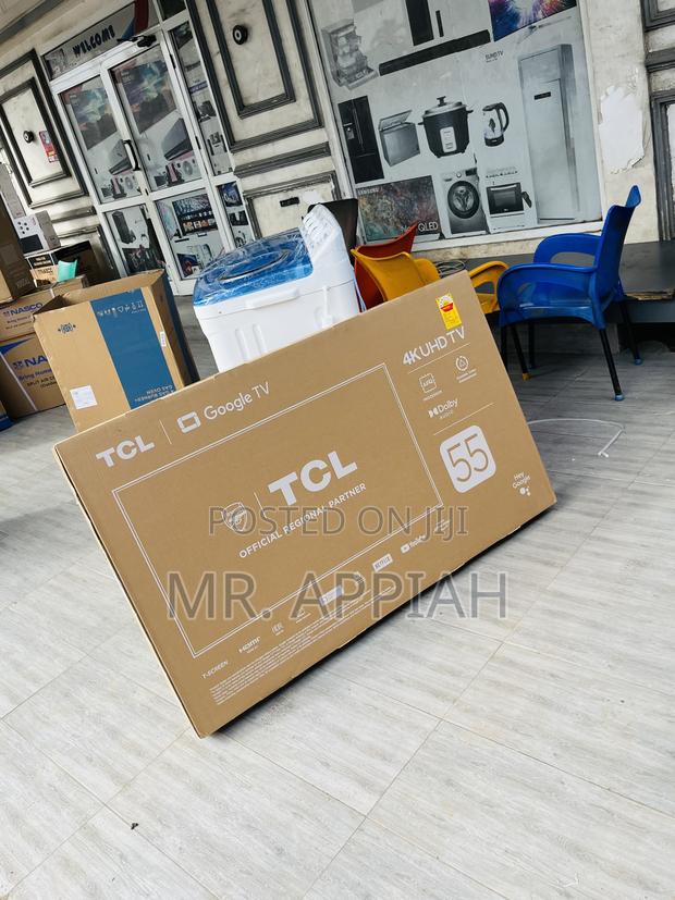 Unique TCL 55′′ Ultra Hd Smart Digital Satellite Tv(Tcl 55p635)Black · Photo 2