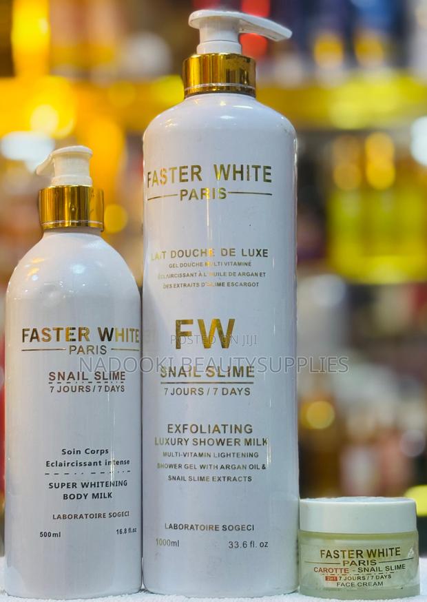 Faster White Paris Snail Body Lotion Shower Ge · Photo 1