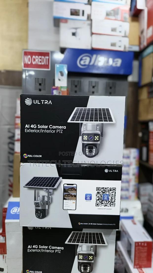 Ultra Dual Lens Solar PTZ Wifi Camera 6mp 2way Audio + Human Detection · Photo 2