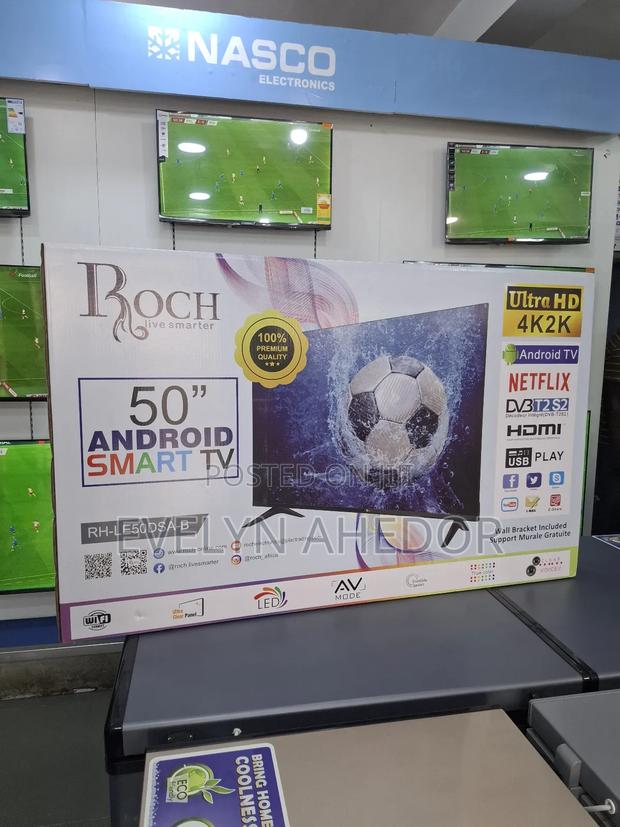 Roch 50 Inches Smart Android Tv Uhd Available for Sale · Photo 1