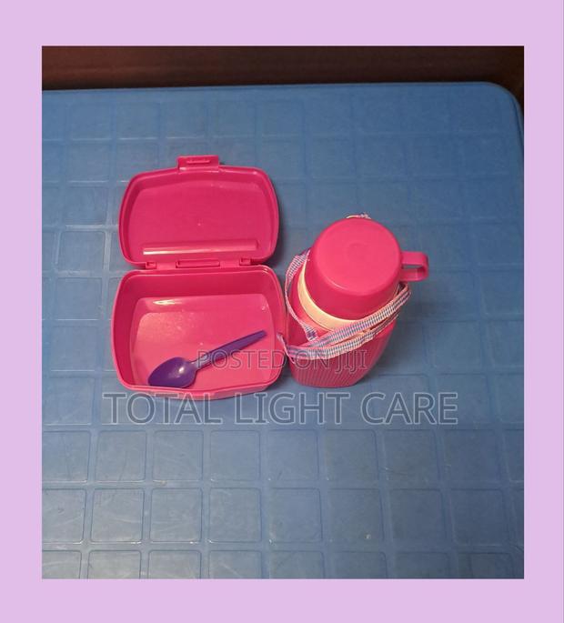 Plastic Lunch Bowl and Water Bottle. · Photo 1