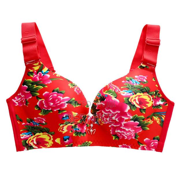 Bright Floral Push-up Comfort Bra