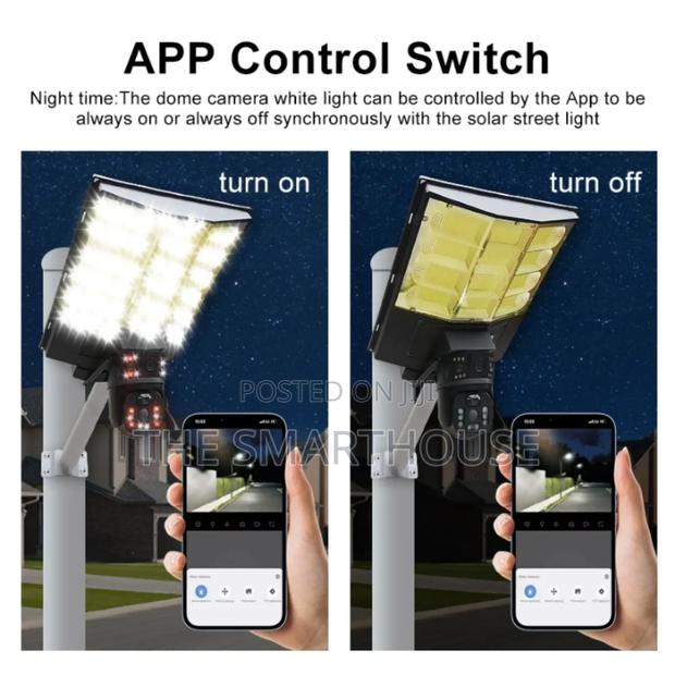 TSH- 4g Solar Streetlight Dual Lens CCTV + Free Memory Card · Photo 2