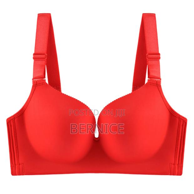 Bold Red Push-Up Bra"
