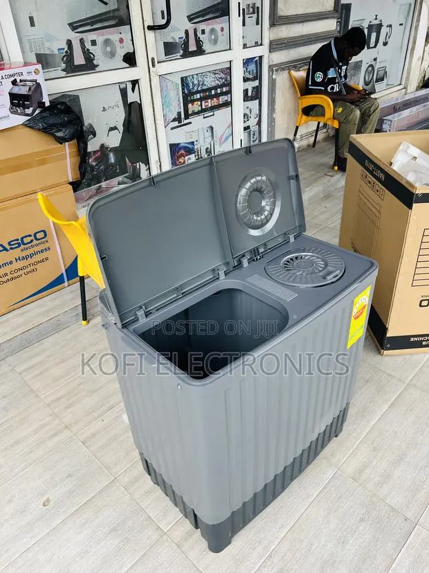 A Big Family Use Nasco 11kg Twin Tub Washing Machine - Grey · Photo 1