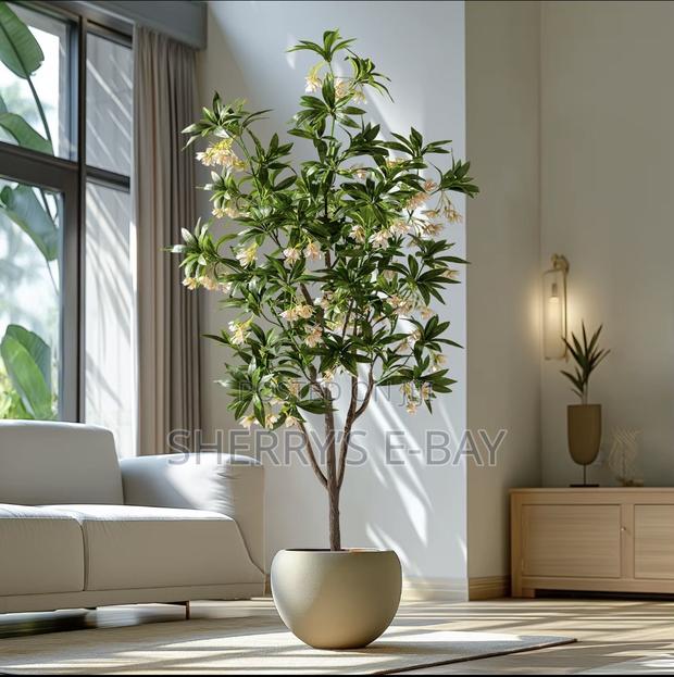 Artificial Water Ficus Plant(with Concrete Pot) · Photo 1