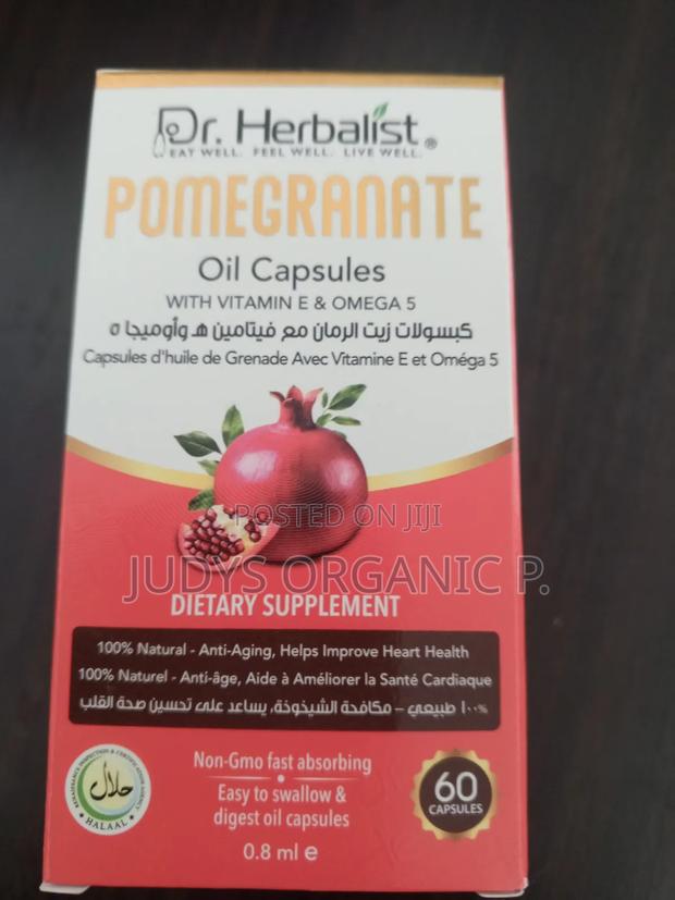 Pomegranate Oil Capsules ( With Omega 5 and Vitamin E) · Photo 2
