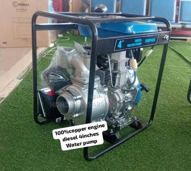 Blue Black 4inches Diesel Water Pump Machine 4inches Diesel · Photo 1