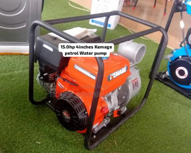 Petrol 4inches Kemage Water Pump Machine 4inches Kemage 15hp · Photo 1