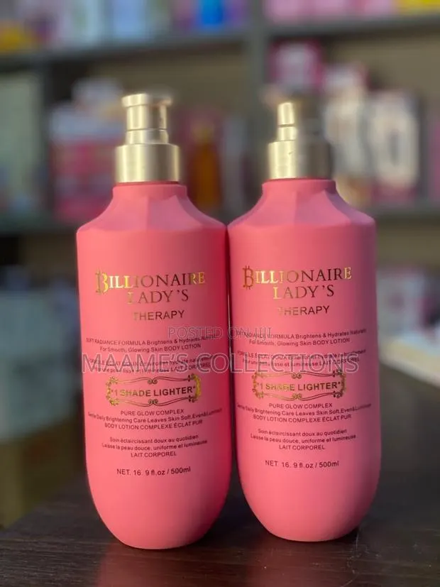 Billionaire Lady’s Therapy 1 Shade Lighter Body Lotion ( GH₵ 250 Each) · Photo 1