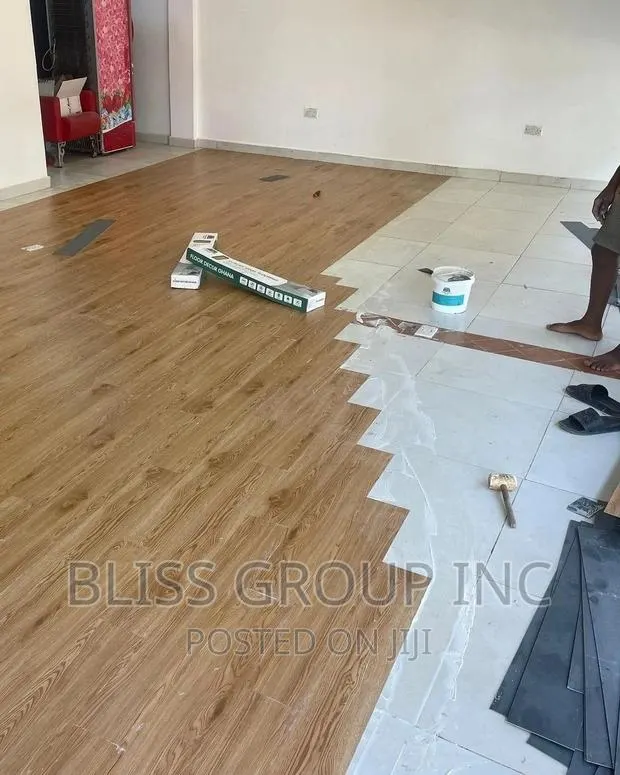 Modern PVC Vinyl Floor and Wall Tiles · Photo 1