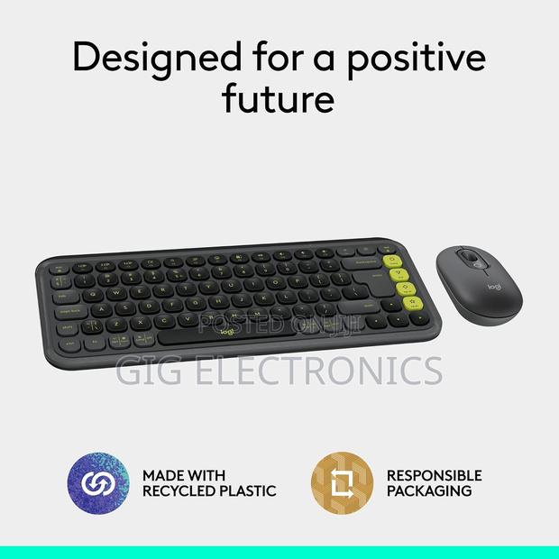 Logitech Pop Icon Wireless Keyboard Mouse Combo · Photo 3