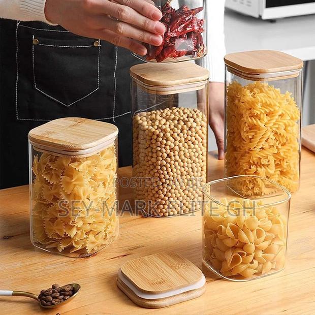 5pcs Storage Container With Bamboo Lid · Photo 2