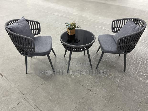 Imported High Quality Balcony Table With 2 Chairs · Photo 1