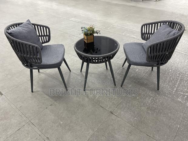 Imported High Quality Balcony Table With 2 Chairs · Photo 2