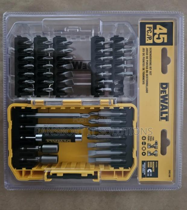 Dewalt Screwdriver Bit Set, 45-Piece, Screwdriving Set With Tough Case · Photo 3