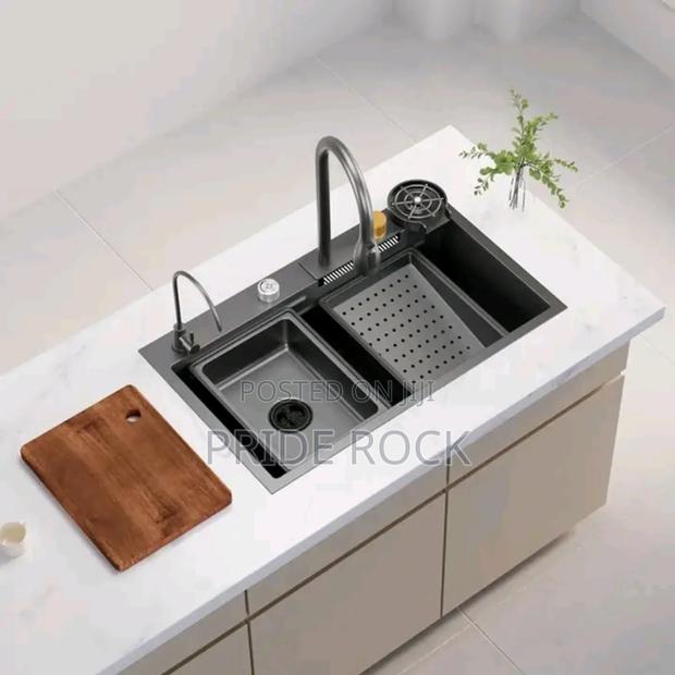 Waterfall Digital Kitchen Sink · Photo 1