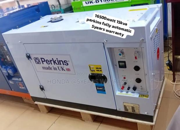 White Perkins 15kva 16500watt Fully Ats Perkins 15kva Diesel · Photo 1