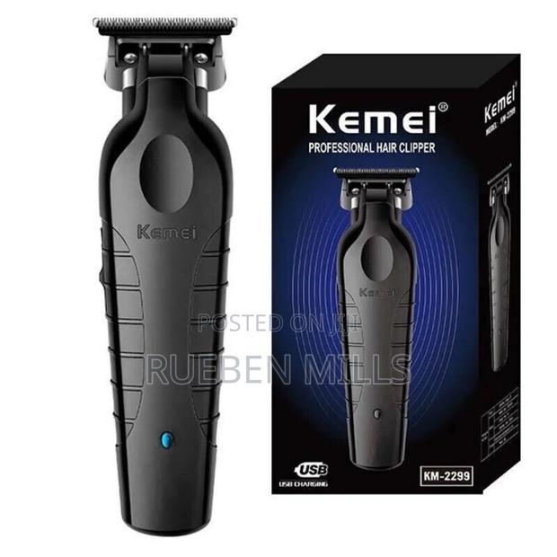 Usb Charge Port Professional Detailer Beard Trimmer Barbering Machine · Photo 1