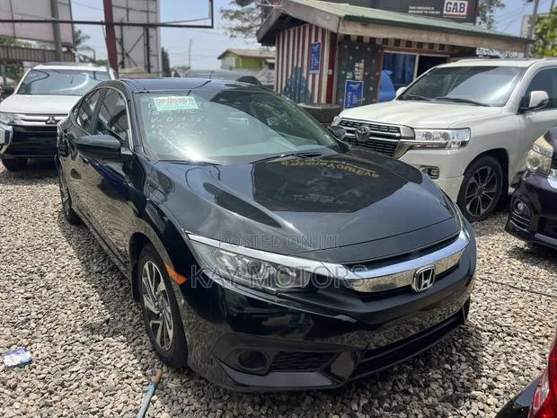 Honda Civic LX 4dr Sedan (2.0L 4cyl) 2017 Black · Photo 1