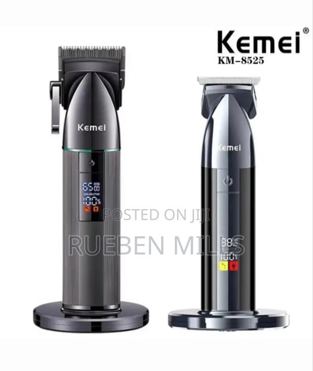 Black Two In One 2 In 1 Combo Kemei Haircut Barbering Skin Machine · Photo 1